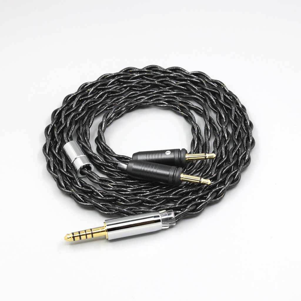 99% Pure Silver Palladium Graphene Floating Gold Cable For Focal Clear Elear Elex Elegia Stellia Dual 3.5mm pin