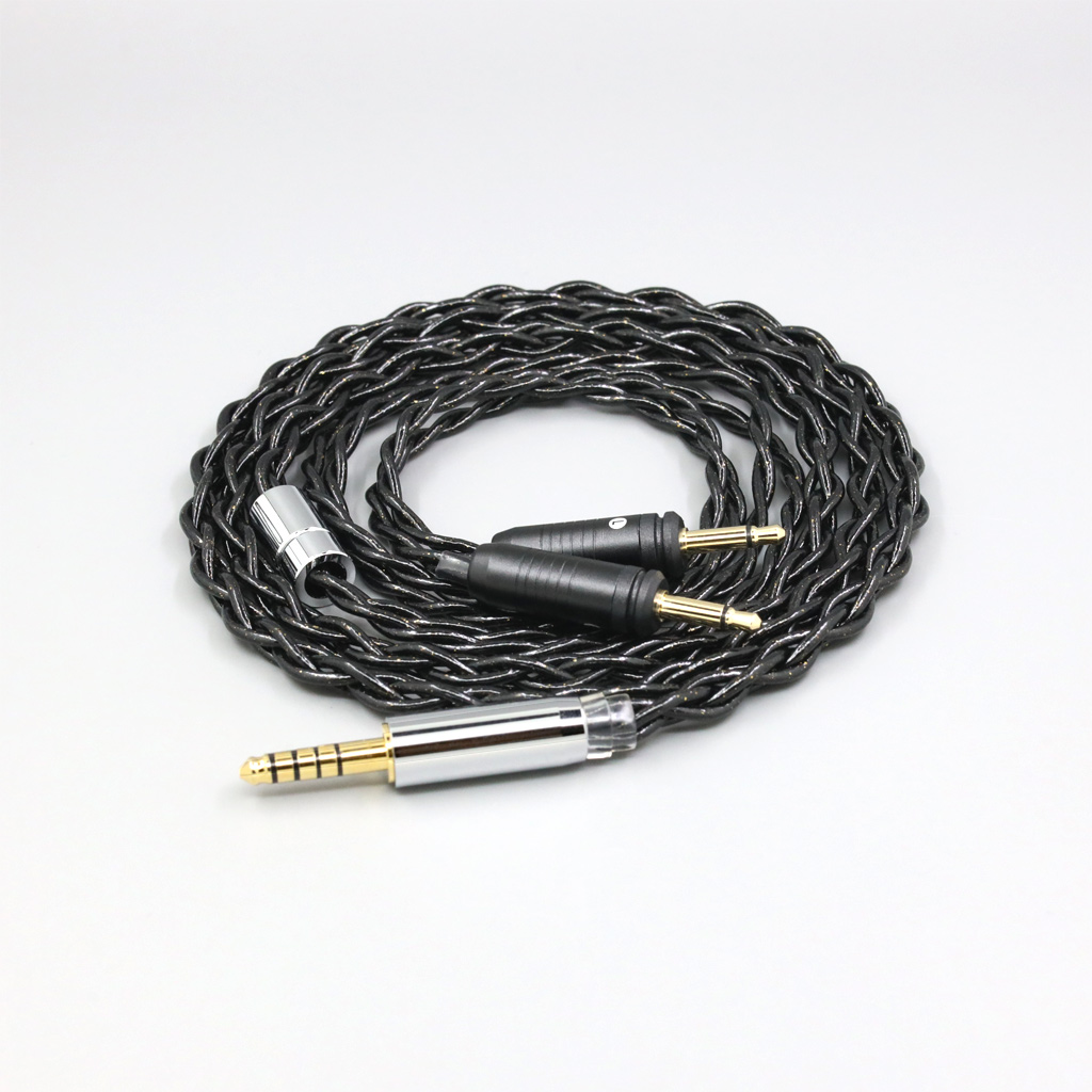 99% Pure Silver Palladium Graphene Floating Gold Cable For Focal Clear Elear Elex Elegia Stellia Dual 3.5mm pin