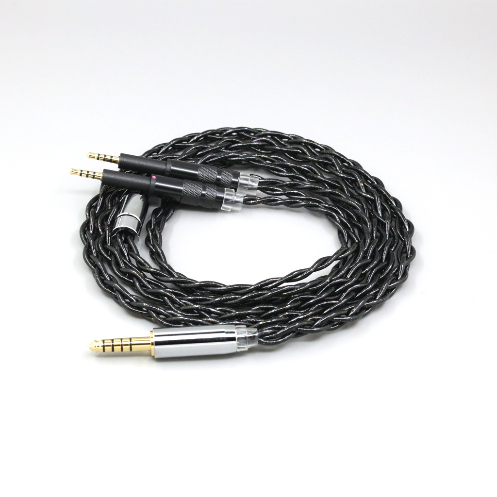 99% Pure Silver Palladium Graphene Floating Gold Earphone Cable For DROP + Grell OAE1 OAE2 Headphone