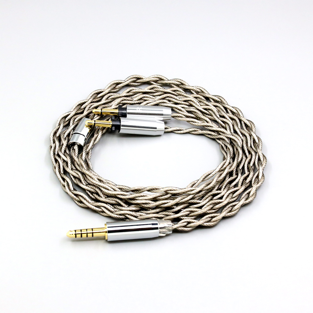99% Pure Silver + Graphene Plated Shield Earphone Cable For Final Audio SONOROUS IV VI VIII X D8000 Design Pando Hope vi 1:1