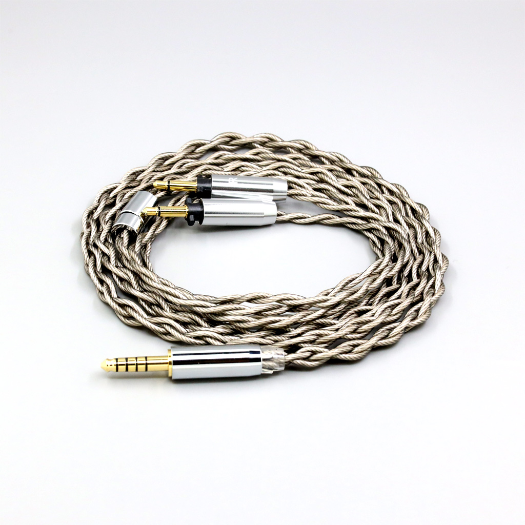 99% Pure Silver + Graphene Plated Shield Earphone Cable For Final Audio SONOROUS IV VI VIII X D8000 Design Pando Hope vi 1:1