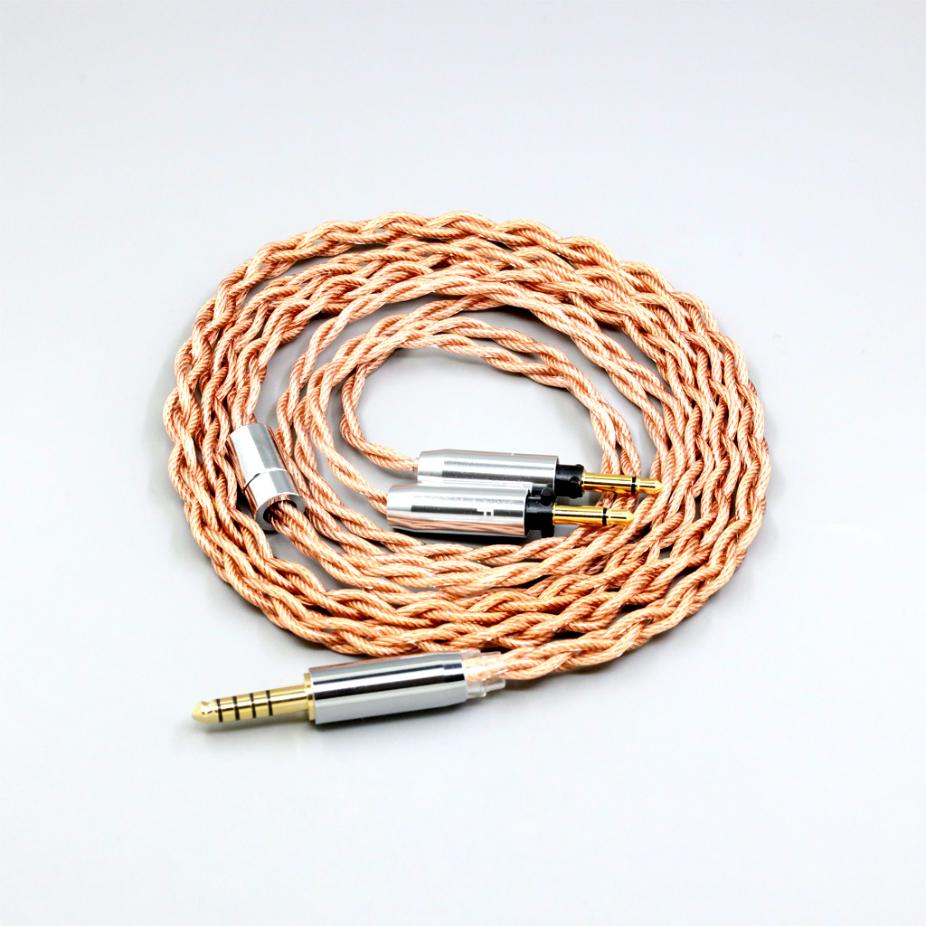 Graphene 7N OCC Shielding Coaxial Mixed Earphone Cable For Final Audio SONOROUS IV VI VIII X D8000 Design Pando Hope vi 1:1