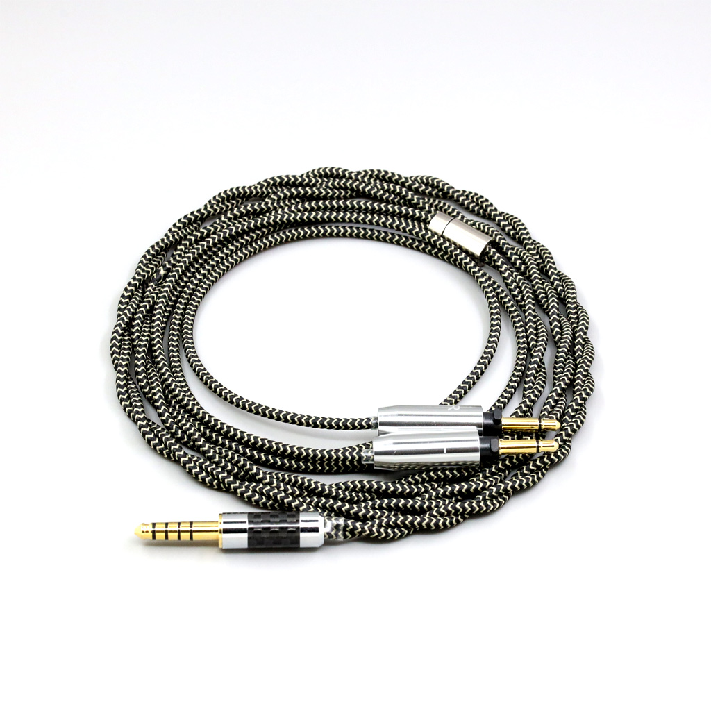 2 Core 2.8mm Litz OFC Earphone Shield Braided Sleeve Cable For Final Audio SONOROUS IV VI VIII X D8000 Design Pando Hope vi 1:1