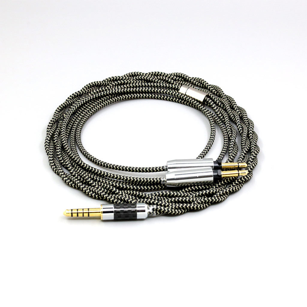 2 Core 2.8mm Litz OFC Earphone Shield Braided Sleeve Cable For Final Audio SONOROUS IV VI VIII X D8000 Design Pando Hope vi 1:1