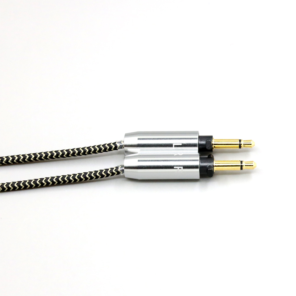 2 Core 2.8mm Litz OFC Earphone Shield Braided Sleeve Cable For Final Audio SONOROUS IV VI VIII X D8000 Design Pando Hope vi 1:1