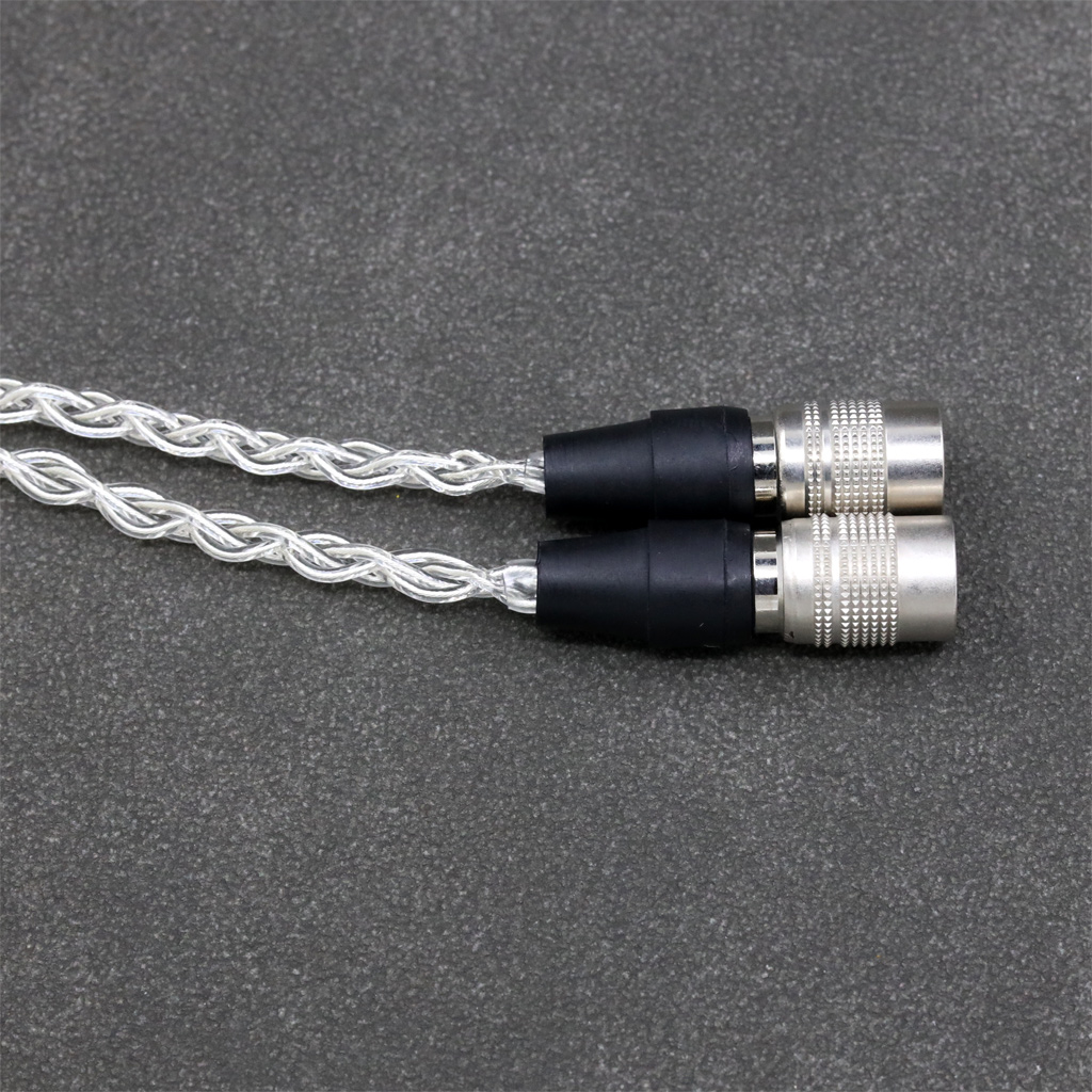 99% Pure Silver 8 Core Headphone Earphone Cable For Mr Speakers Ether Alpha Dog Prime