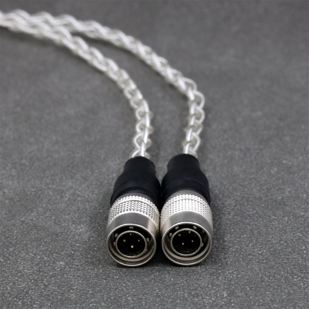 99% Pure Silver 8 Core Headphone Earphone Cable For Mr Speakers Ether Alpha Dog Prime