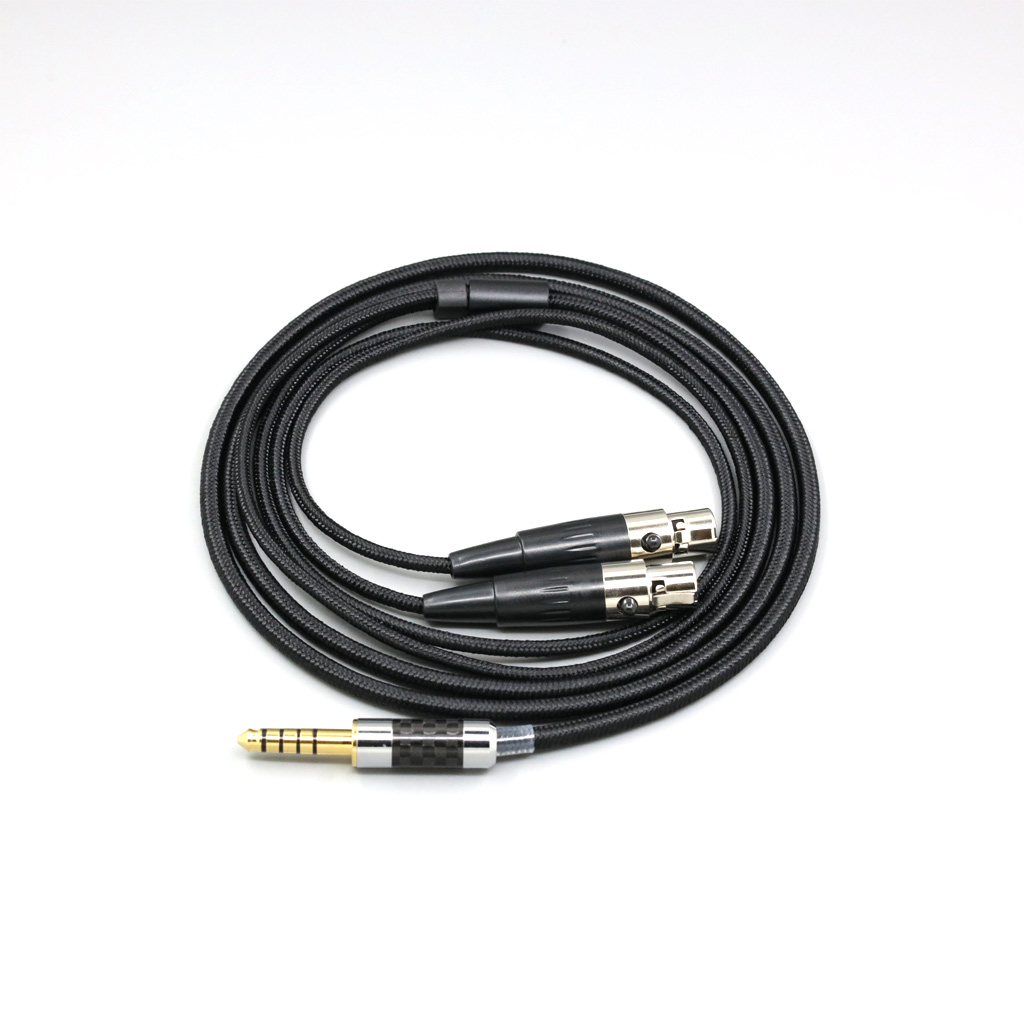 Super Soft Headphone Nylon OFC Cable For Audeze LCD-3 LCD-2 LCD-X LCD-XC LCD-4z LCD-MX4 LCD-GX Headset earphone
