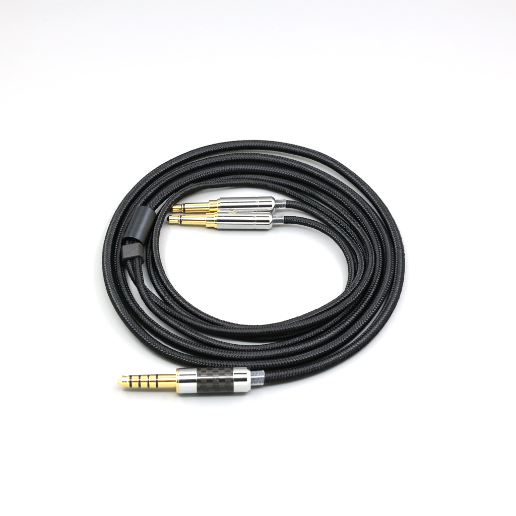 Super Soft Headphone Nylon OFC Cable For Hifiman Sundara Ananda HE1000se HE6se he400i he400se Arya He-35x 