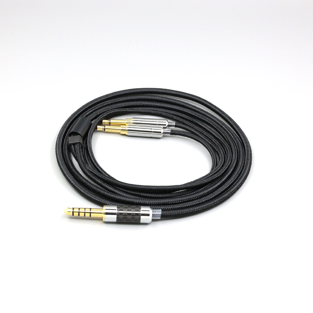 Super Soft Headphone Nylon OFC Cable For Hifiman Sundara Ananda HE1000se HE6se he400i he400se Arya He-35x 
