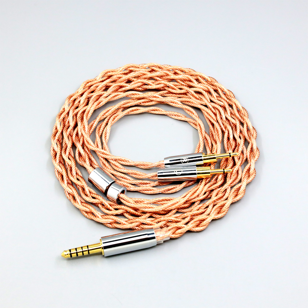 Graphene 7N OCC Shielding Coaxial Mixed Earphone Cable For Sennheiser HD700 Headphone 2.5mm pin 4 core 1.8mm