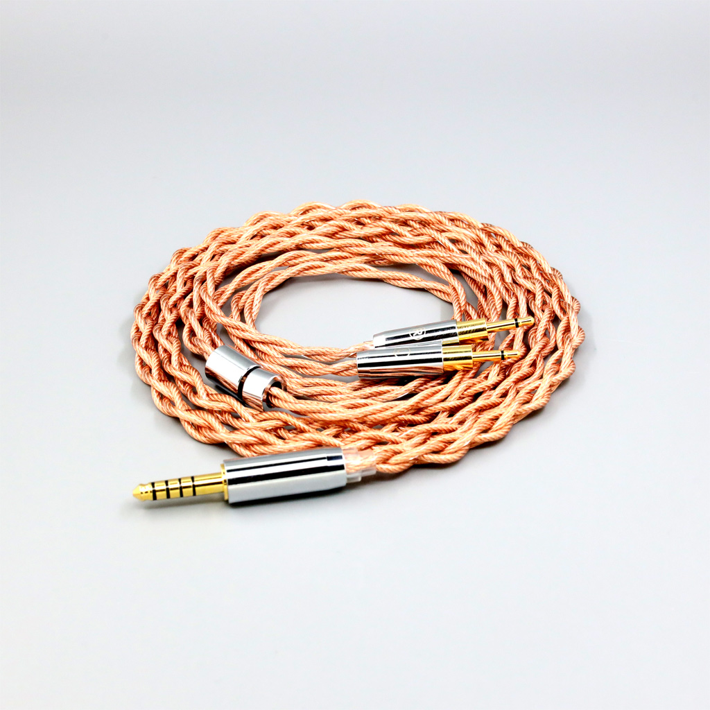 Graphene 7N OCC Shielding Coaxial Mixed Earphone Cable For Sennheiser HD700 Headphone 2.5mm pin 4 core 1.8mm