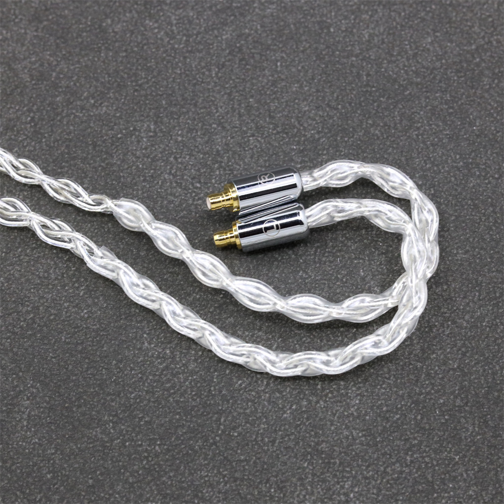 99% Pure Silver 8 Core Headphone Earphone Cable For Acoustune HS 1695Ti 1655CU 1695Ti 1670SS