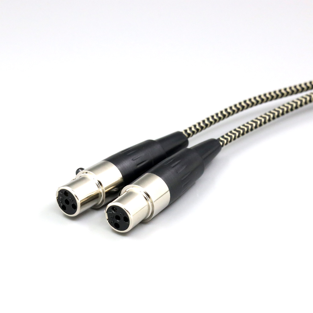 2 Core 2.8mm Litz OFC Earphone Shield Braided Sleeve Cable For Audeze LCD-3 LCD-2 LCD-X LCD-XC LCD-4z LCD-MX4 LCD-GX lcd-24