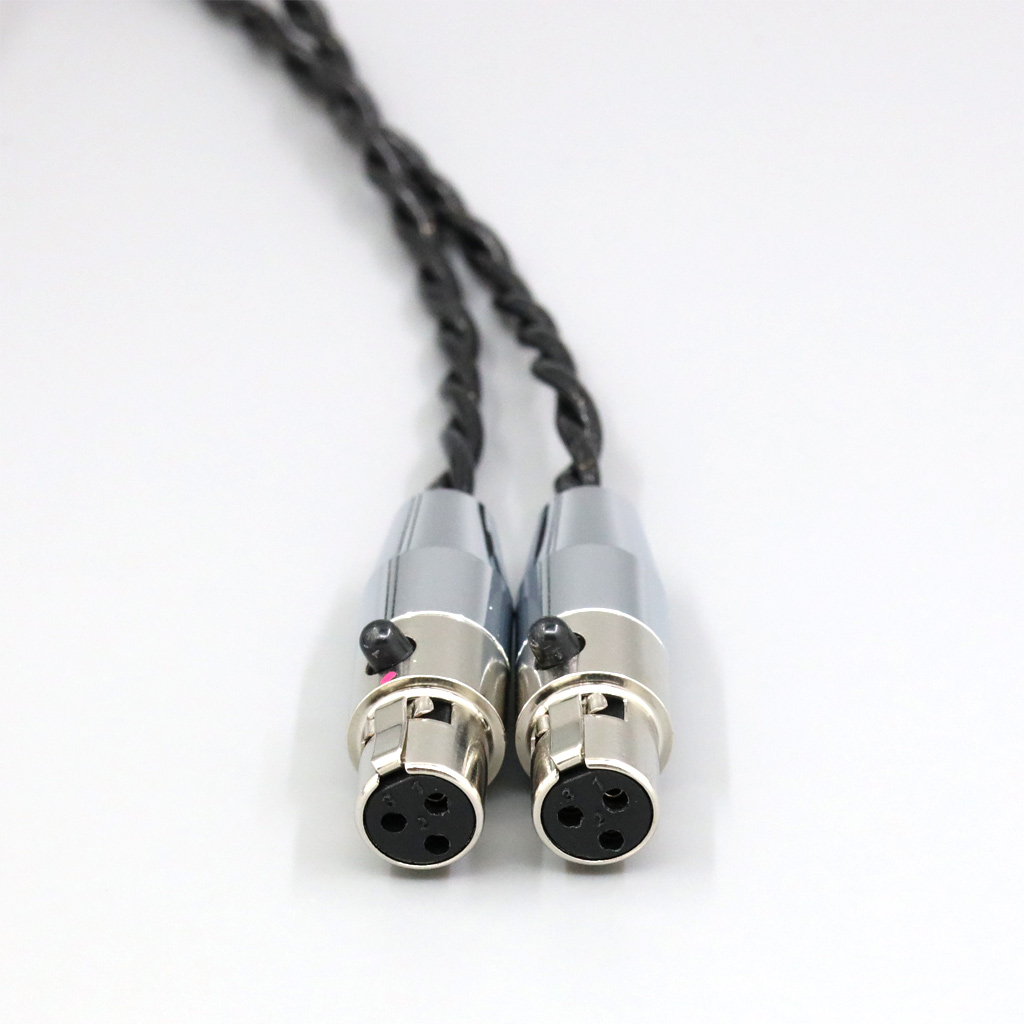 99% Pure Silver Palladium Graphene Floating Gold Cable For Abyss AB 1266 Phi TC Dual Mini xlr 3 pin head(amame) Headphone