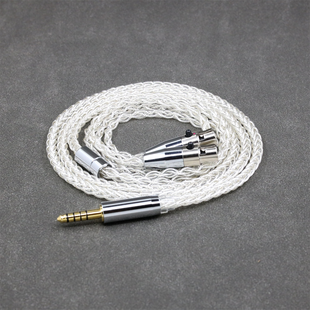 8 Core 99% 7n Pure Silver Palladium Earphone Cable For Audeze LCD-3 LCD-2 LCD-X LCD-XC LCD-4z LCD-MX4 Headphone