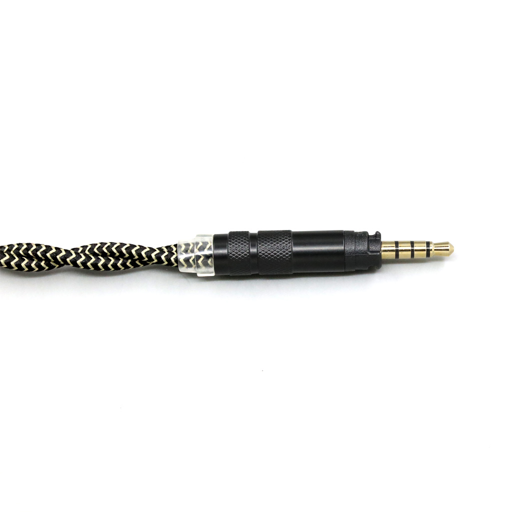 2 Core 2.8mm Litz OFC Earphone Braided Sleeve Cable For Rode NTH100 NTH100m NTH-100 NTH-100m over-ear headphone