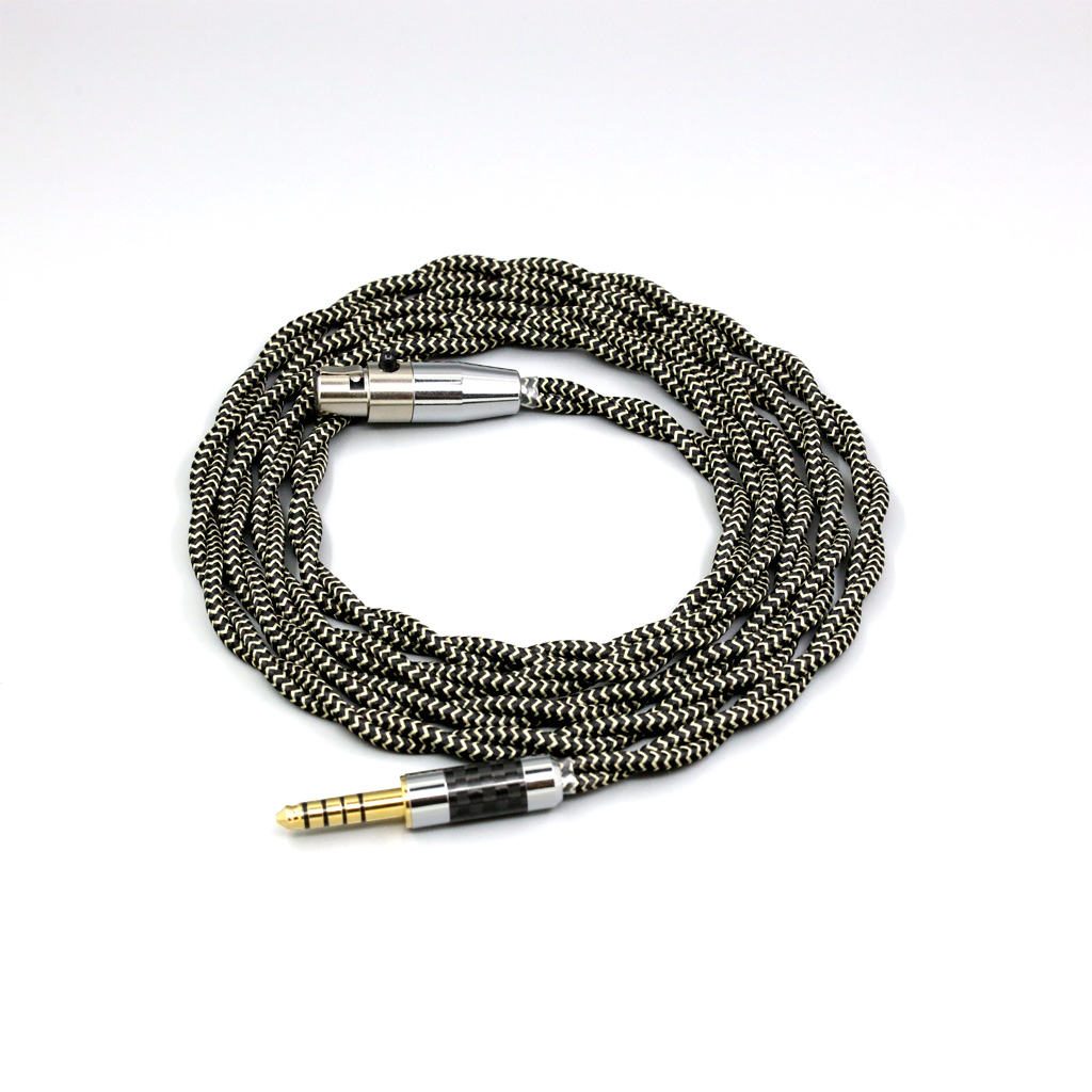 2 Core 2.8mm Litz OFC Earphone Shield Braided Sleeve Cable For AKG Q701 K702 K271 K272 K240 K141 K712 K181 K267 K712