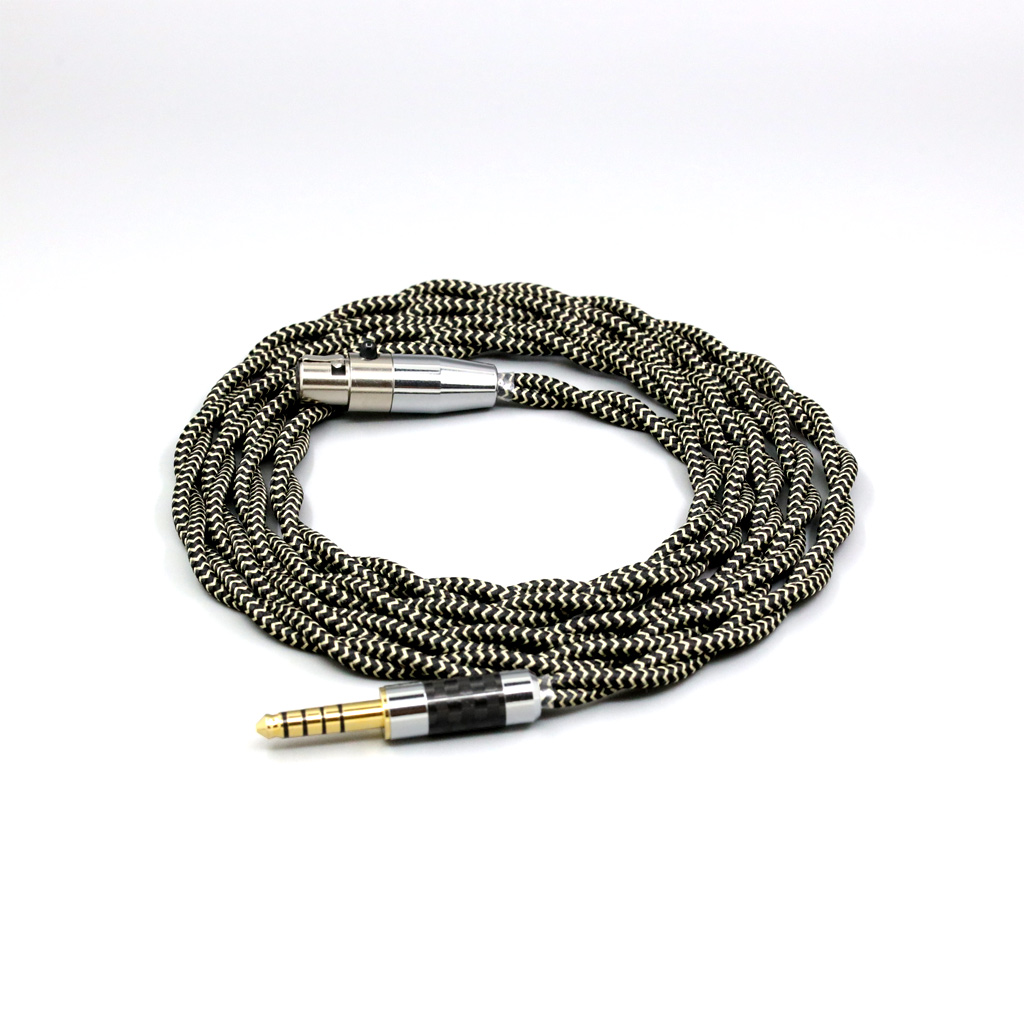 2 Core 2.8mm Litz OFC Earphone Shield Braided Sleeve Cable For AKG Q701 K702 K271 K272 K240 K141 K712 K181 K267 K712