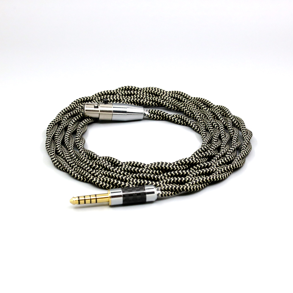 2 Core 2.8mm Litz OFC Earphone Shield Braided Sleeve Cable For AKG Q701 K702 K271 K272 K240 K141 K712 K181 K267 K712