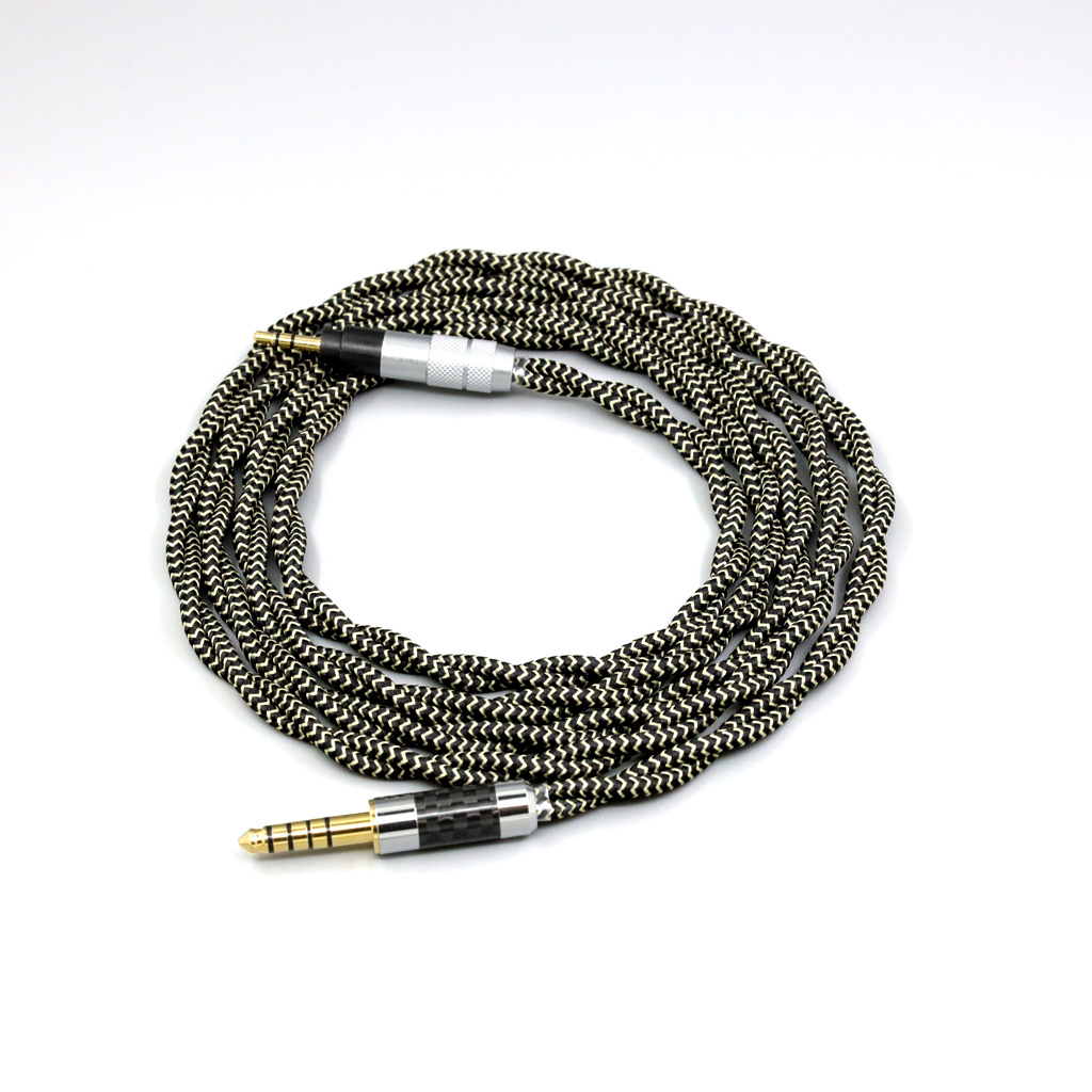2 Core 2.8mm Litz OFC Earphone Braided Sleeve Cable For Sennheiser Urbanite XL On Over Ear Headset Headphone