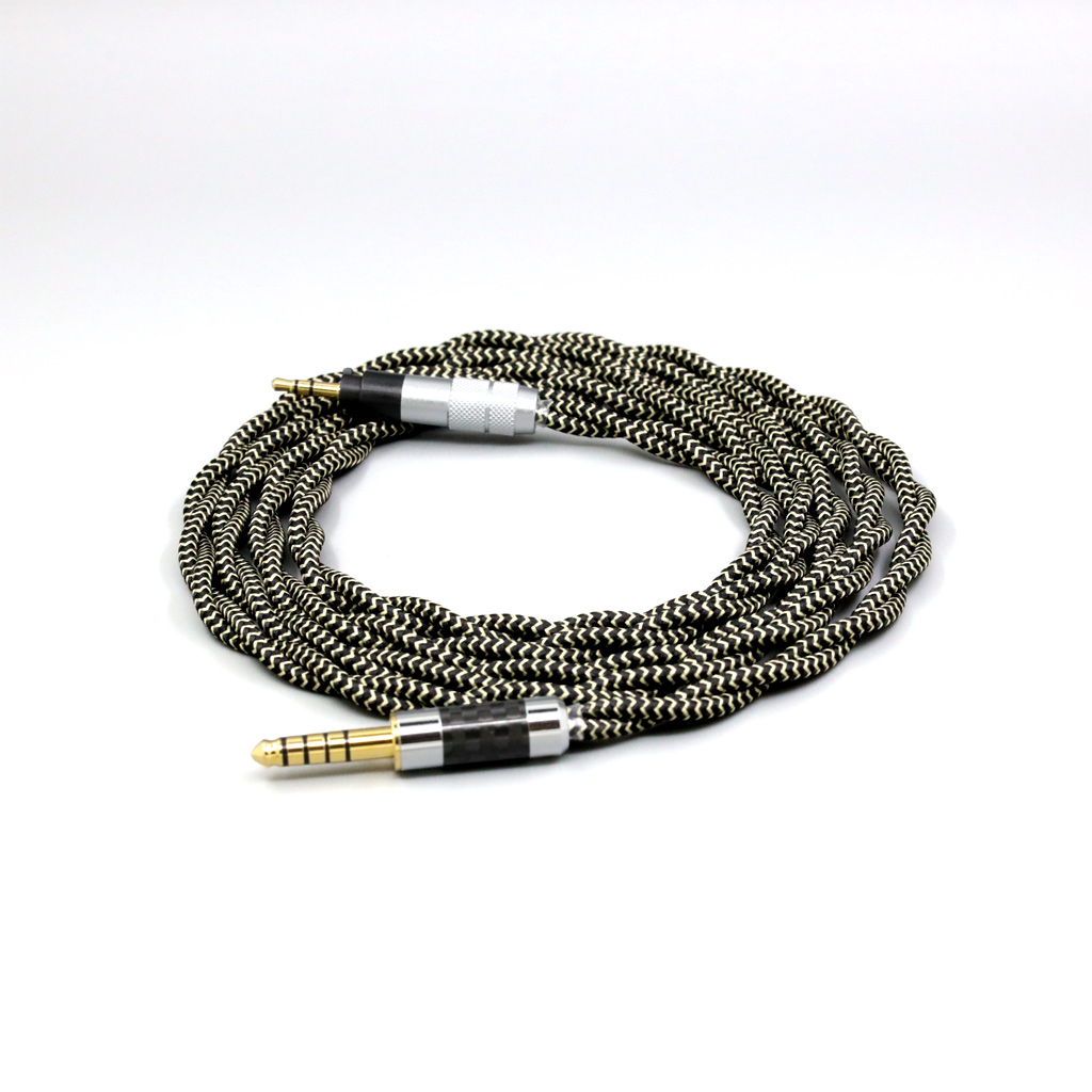 2 Core 2.8mm Litz OFC Earphone Braided Sleeve Cable For Sennheiser Urbanite XL On Over Ear Headset Headphone