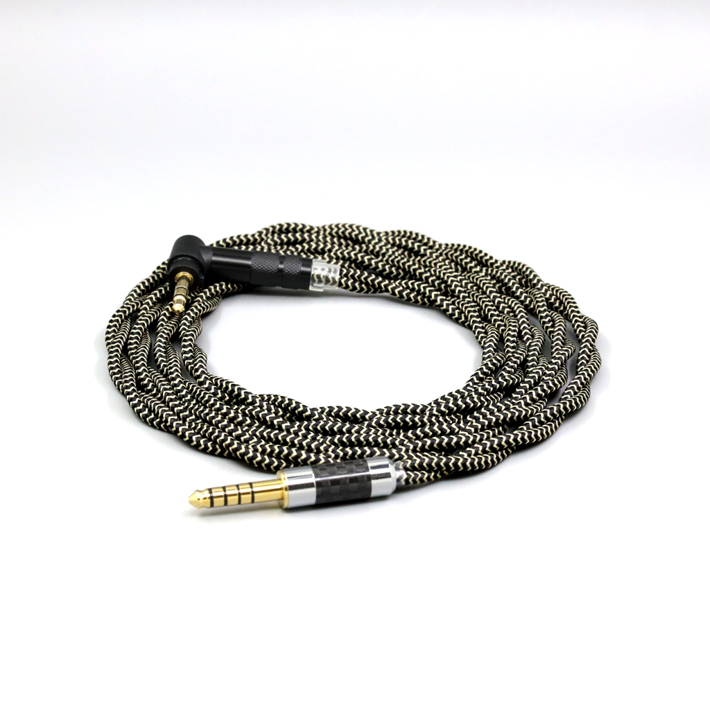 2 Core 2.8mm Litz OFC Earphone Shield Braided Sleeve Cable For Fostex T50RP Mk3 T40RP Mk2 T20RP Mk2 Dekoni Audio Headphone