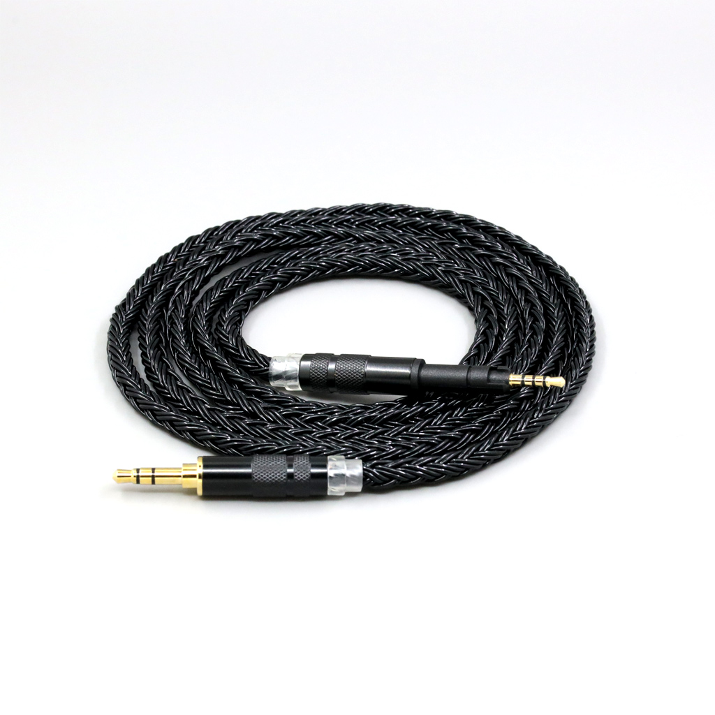 16 Core Black Braided Earphone Cable For Neumann ndh 20 30 ndh-20 ndh-30 NDH20 NDH30 headphone