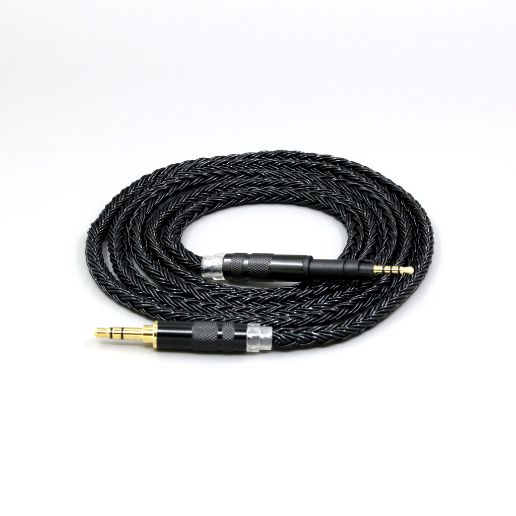 16 Core Black Braided Earphone Cable For Neumann ndh 20 30 ndh-20 ndh-30 NDH20 NDH30 headphone