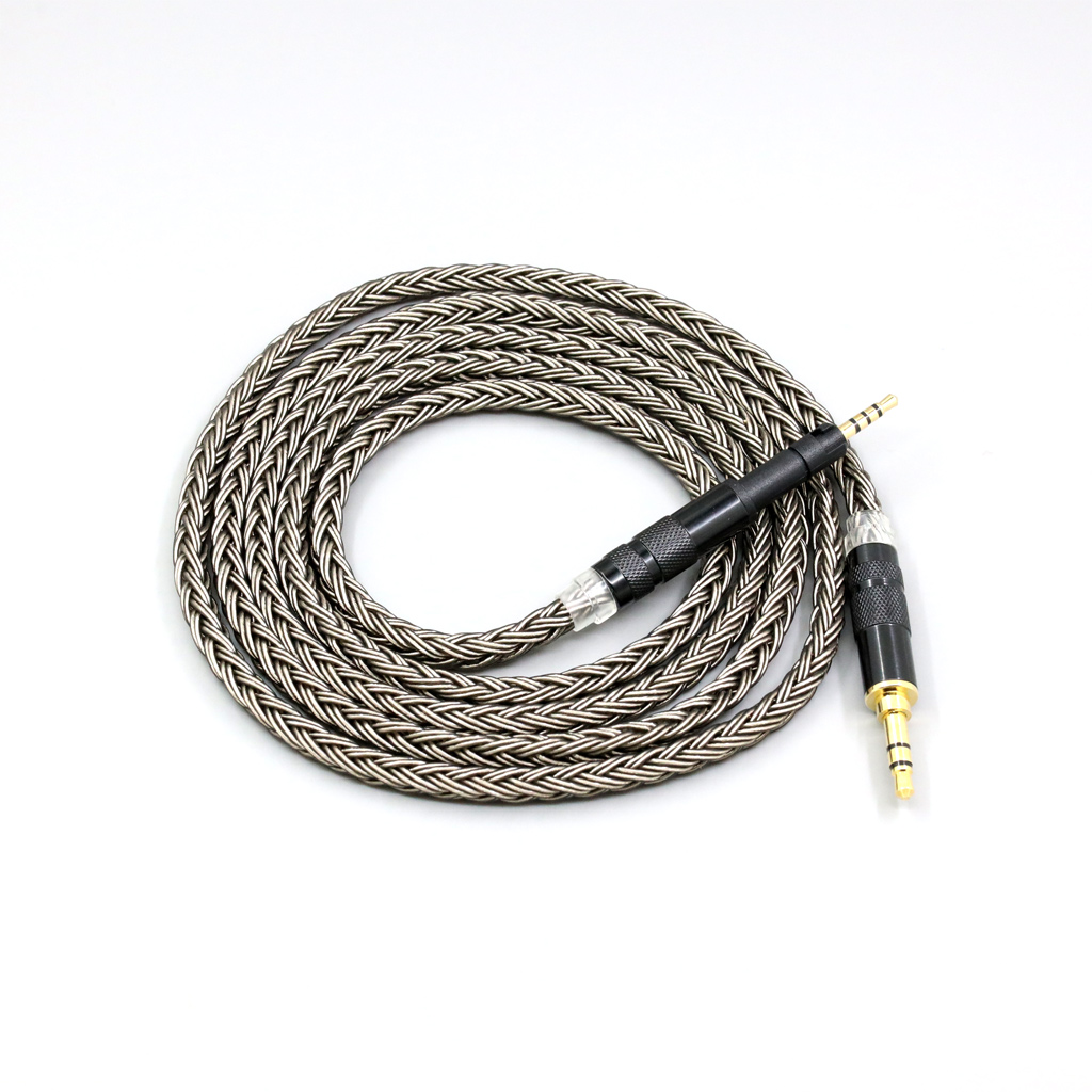 16 Core Grey Silver plated Earphone Cable For Neumann ndh 20 30 ndh-20 ndh-30 NDH20 NDH30 headphone