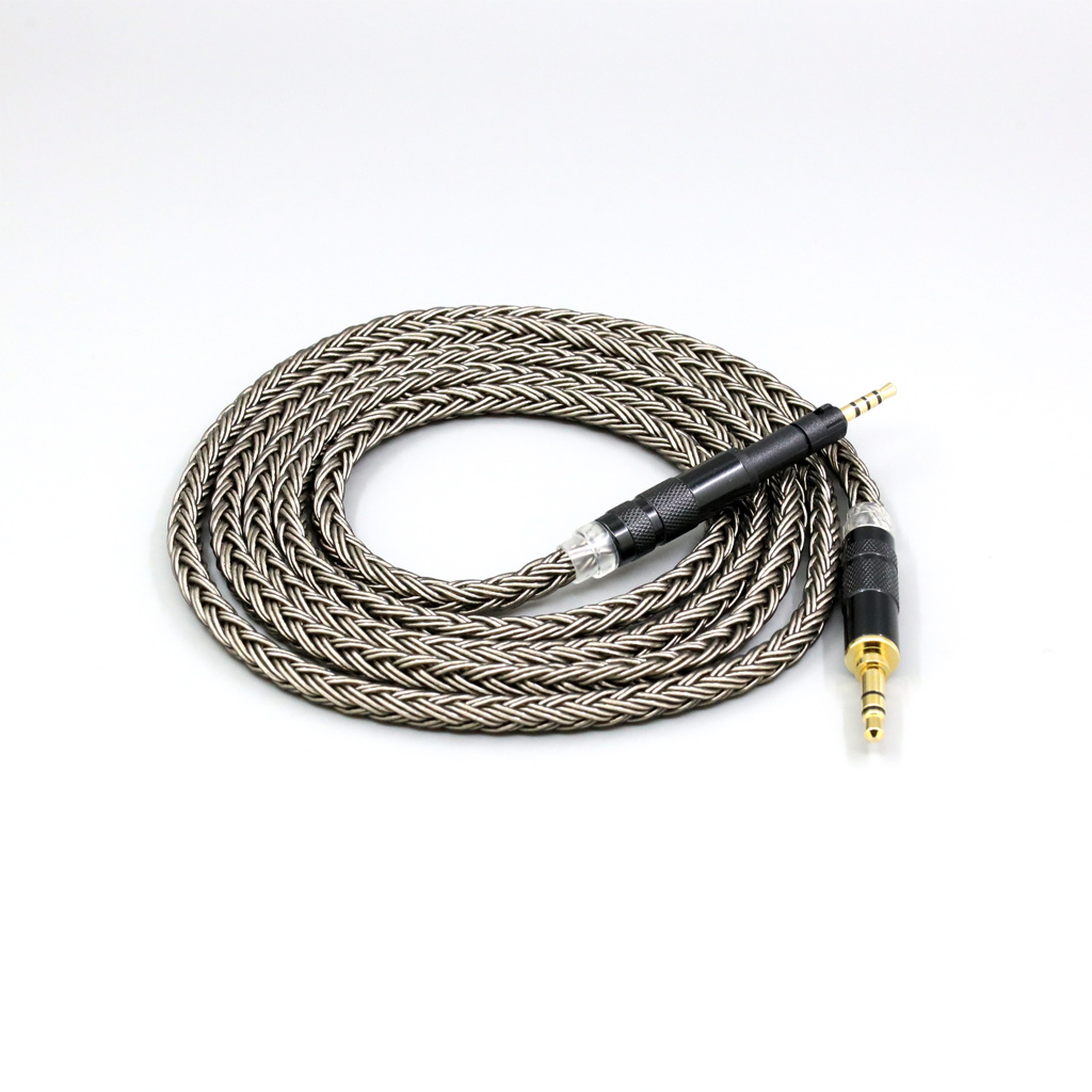 16 Core Grey Silver plated Earphone Cable For Neumann ndh 20 30 ndh-20 ndh-30 NDH20 NDH30 headphone