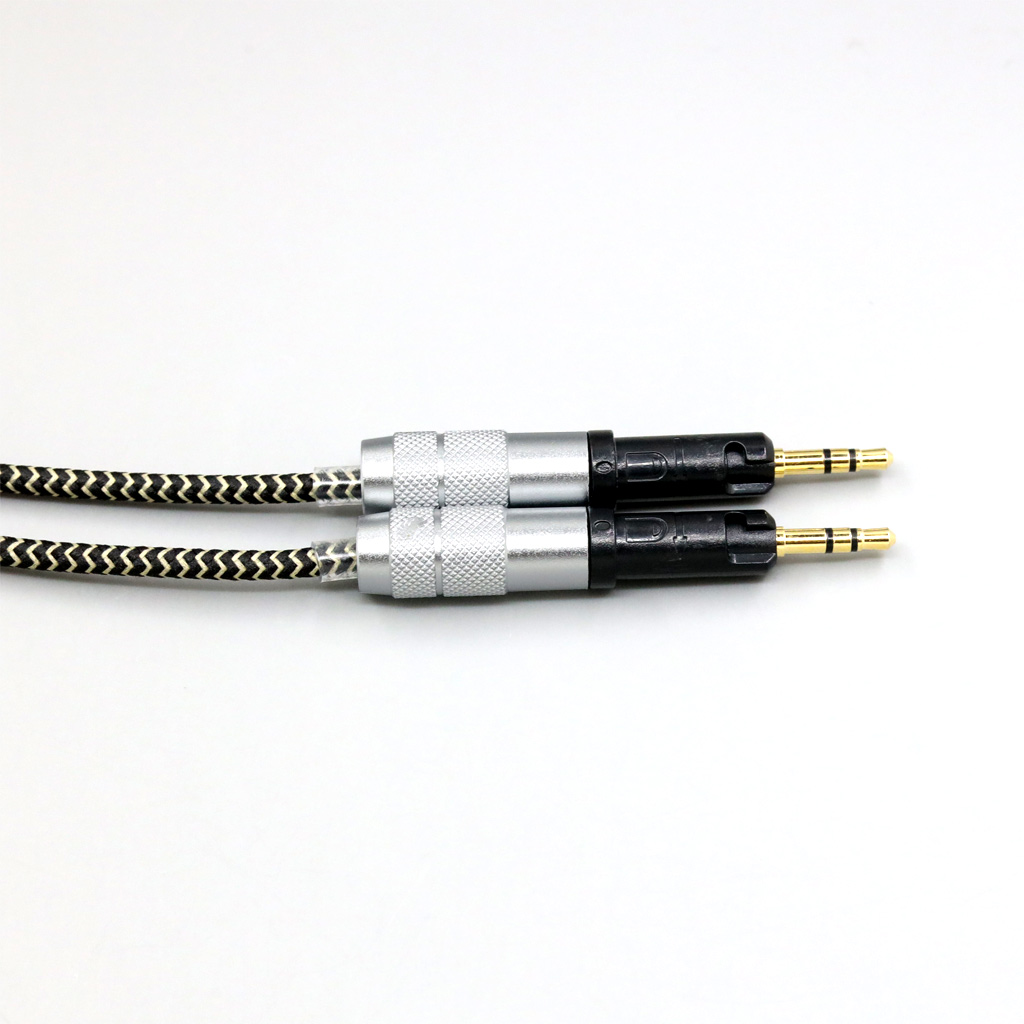 2 Core 2.8mm Litz OFC Earphone Shield Braided Sleeve Cable For Audio-Technica ATH-R70X Headphone Headset