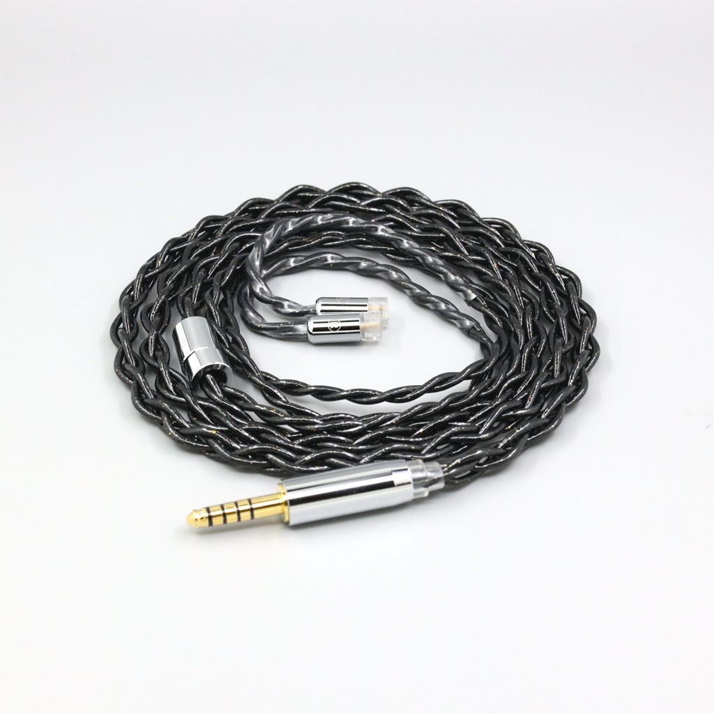 99% Pure Silver Palladium Graphene Floating Gold Cable For Sennheiser IE8 IE8i IE80 IE80s Metal Pin