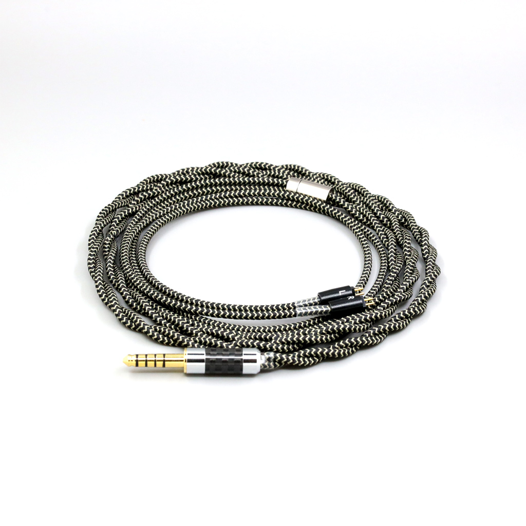2 Core 2.8mm Litz OFC Earphone Braided Sleeve Cable For MoonDrop METEOR HARMON RAYS ILLUSTRIOUS Simgot Ea1000 EW200 EA500 EW10