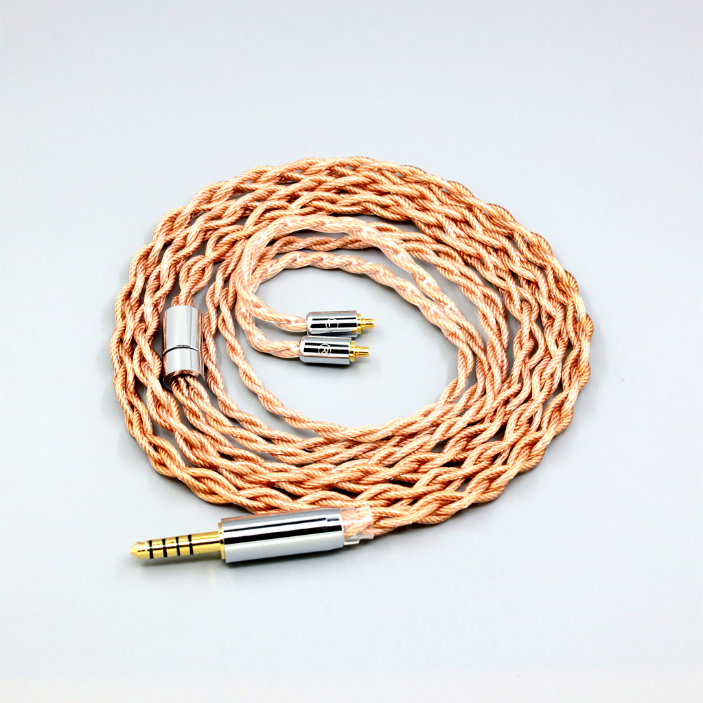 Graphene 7N OCC Shielding Coaxial Mixed Earphone Cable For Dunu T5 Titan 3 T3 (Increase Length MMCX) 4 cores 1.8mm