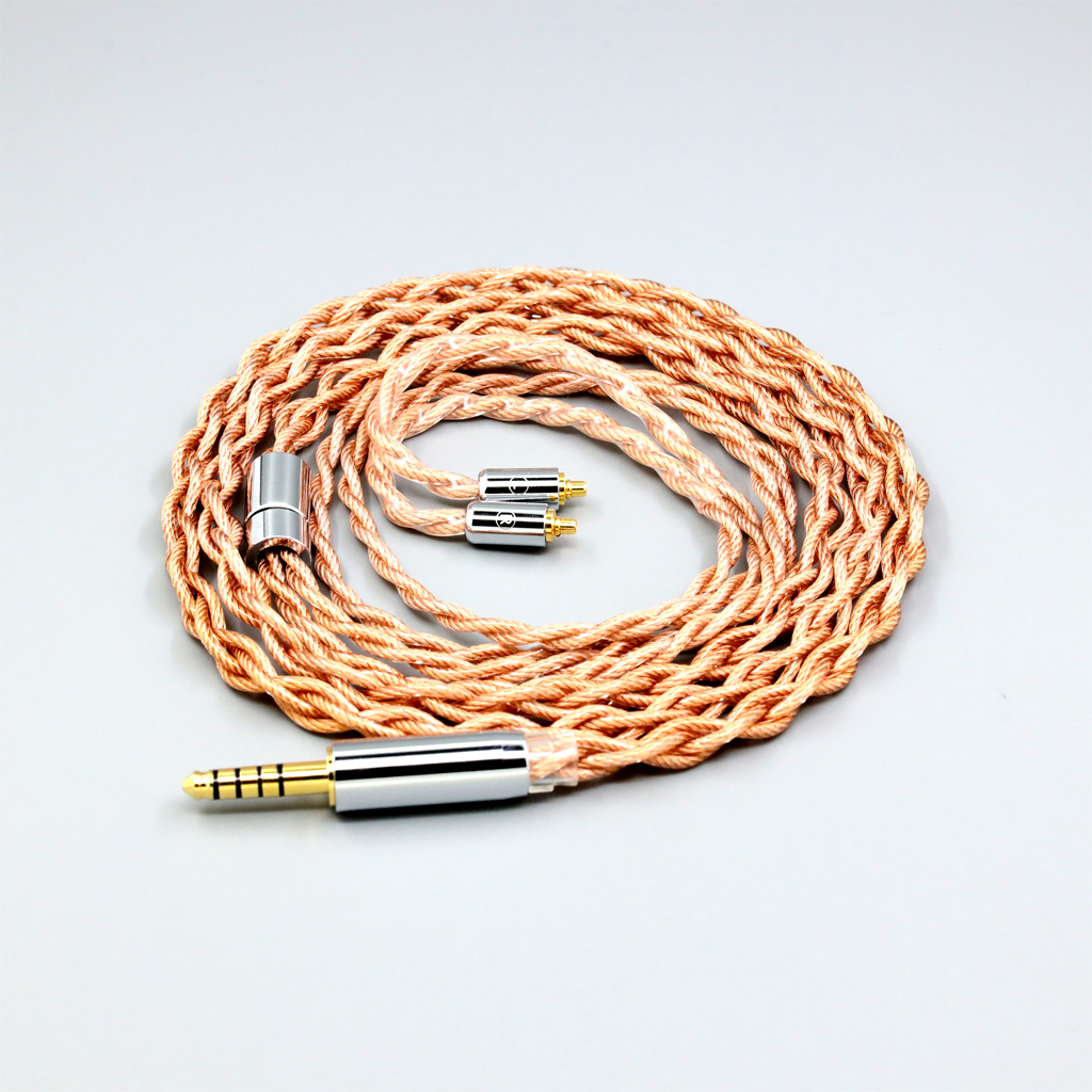 Graphene 7N OCC Shielding Coaxial Mixed Earphone Cable For Dunu T5 Titan 3 T3 (Increase Length MMCX) 4 cores 1.8mm