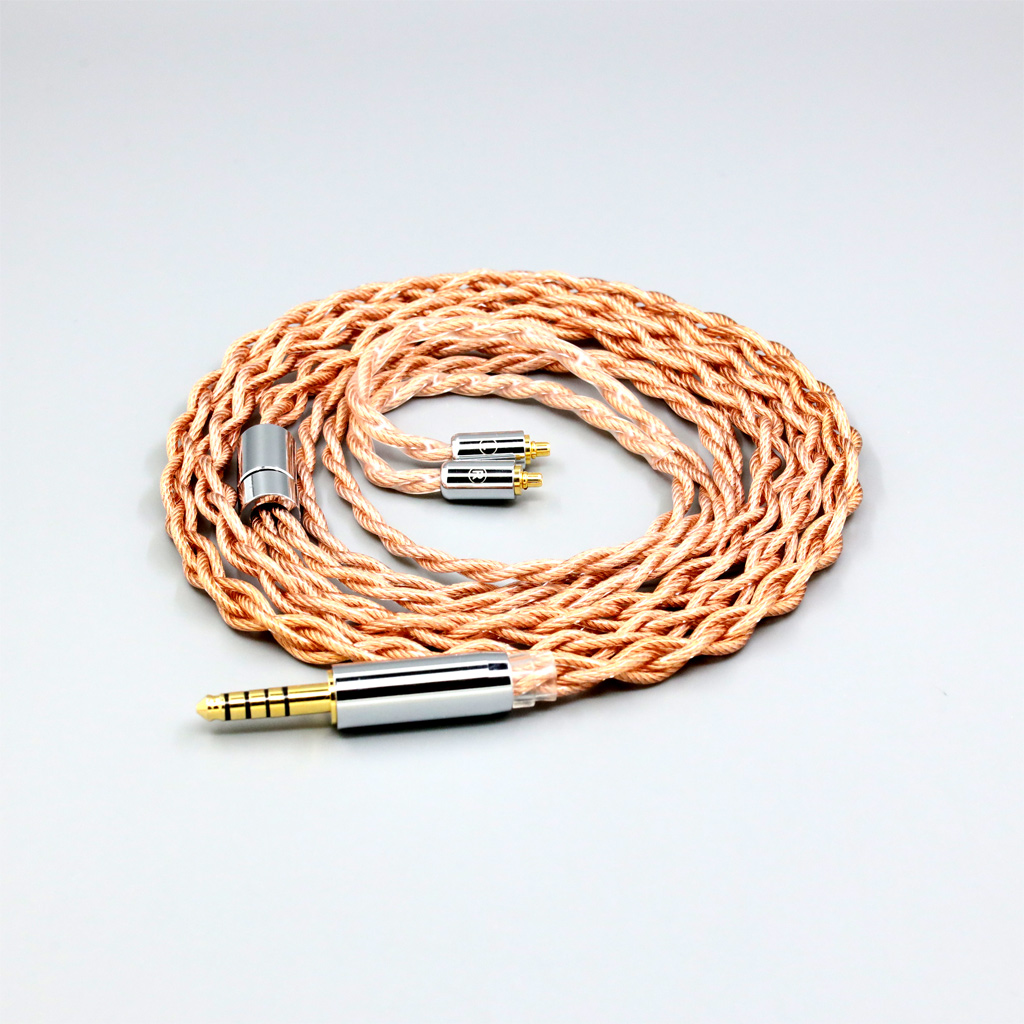 Graphene 7N OCC Shielding Coaxial Mixed Earphone Cable For Dunu T5 Titan 3 T3 (Increase Length MMCX) 4 cores 1.8mm