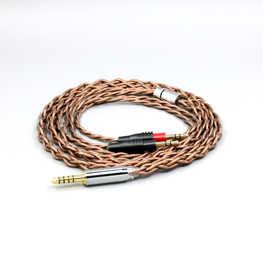 99% 24k Gold 7n Pure Silver Graphene Shield Earphone Cable For TAGO STUDIO TAKASAKI T3-01 Headphone