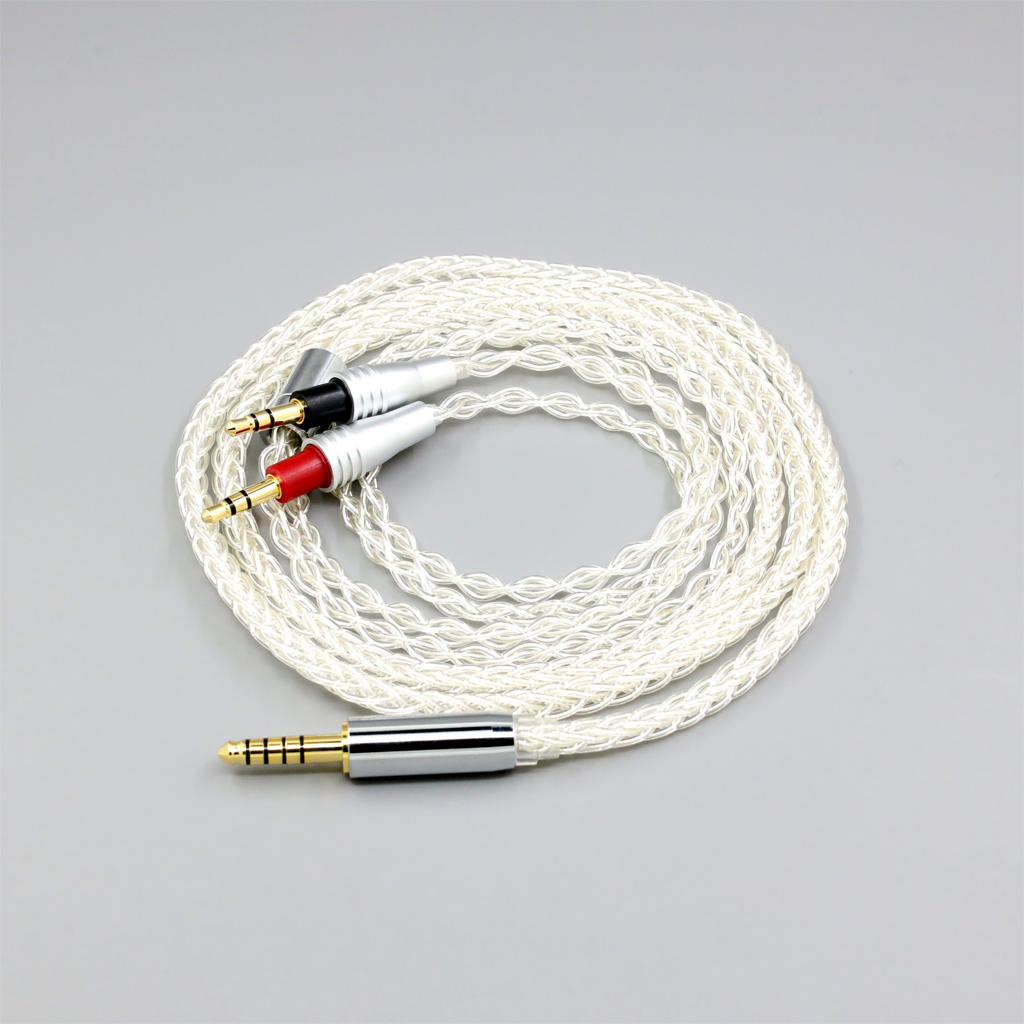 8 Core 99% 7n Pure Silver Palladium Earphone Cable For TAGO STUDIO TAKASAKI T3-01 Headphone