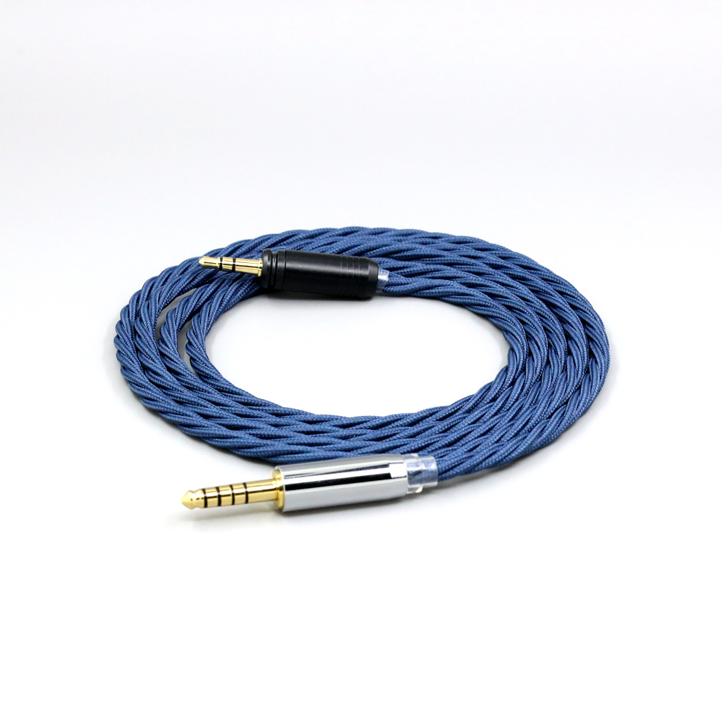 99% Pure Silver OCC Graphene Alloy Full Sleeved Earphone Cable For Focal HADENYS Open-back Headphone