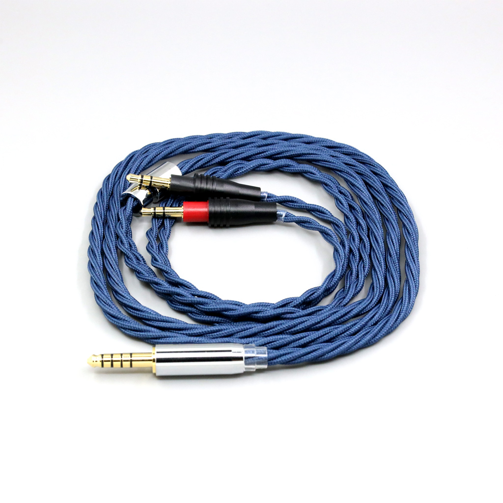 99% Pure Silver OCC Graphene Alloy Full Sleeved Earphone Cable For Focal HADENYS Open-back Headphone