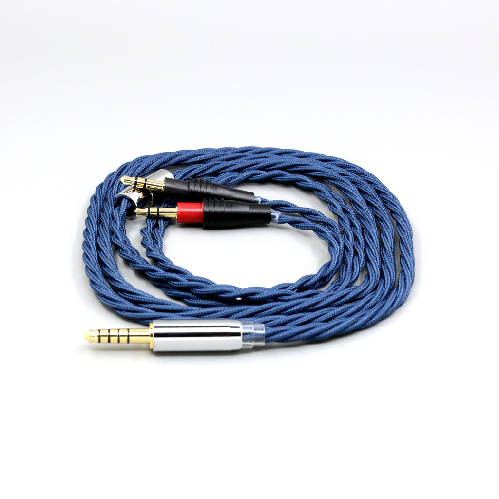 99% Pure Silver OCC Graphene Alloy Full Sleeved Earphone Cable For Focal HADENYS Open-back Headphone