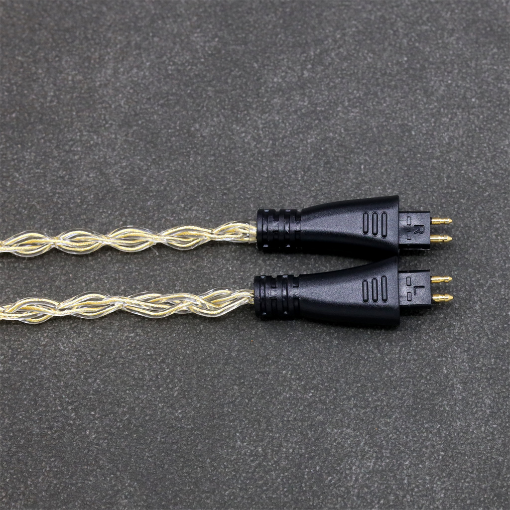 8 Core 99% 7n Pure Silver 24k Gold Plated Earphone Cable For FOSTEX TH900 MKII MK2 TH-909 TR-X00 TH-600 Headphone