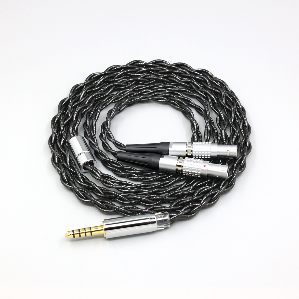99% Pure Silver Palladium Graphene Floating Gold Cable For Focal Utopia Fidelity Circumaural Headphone
