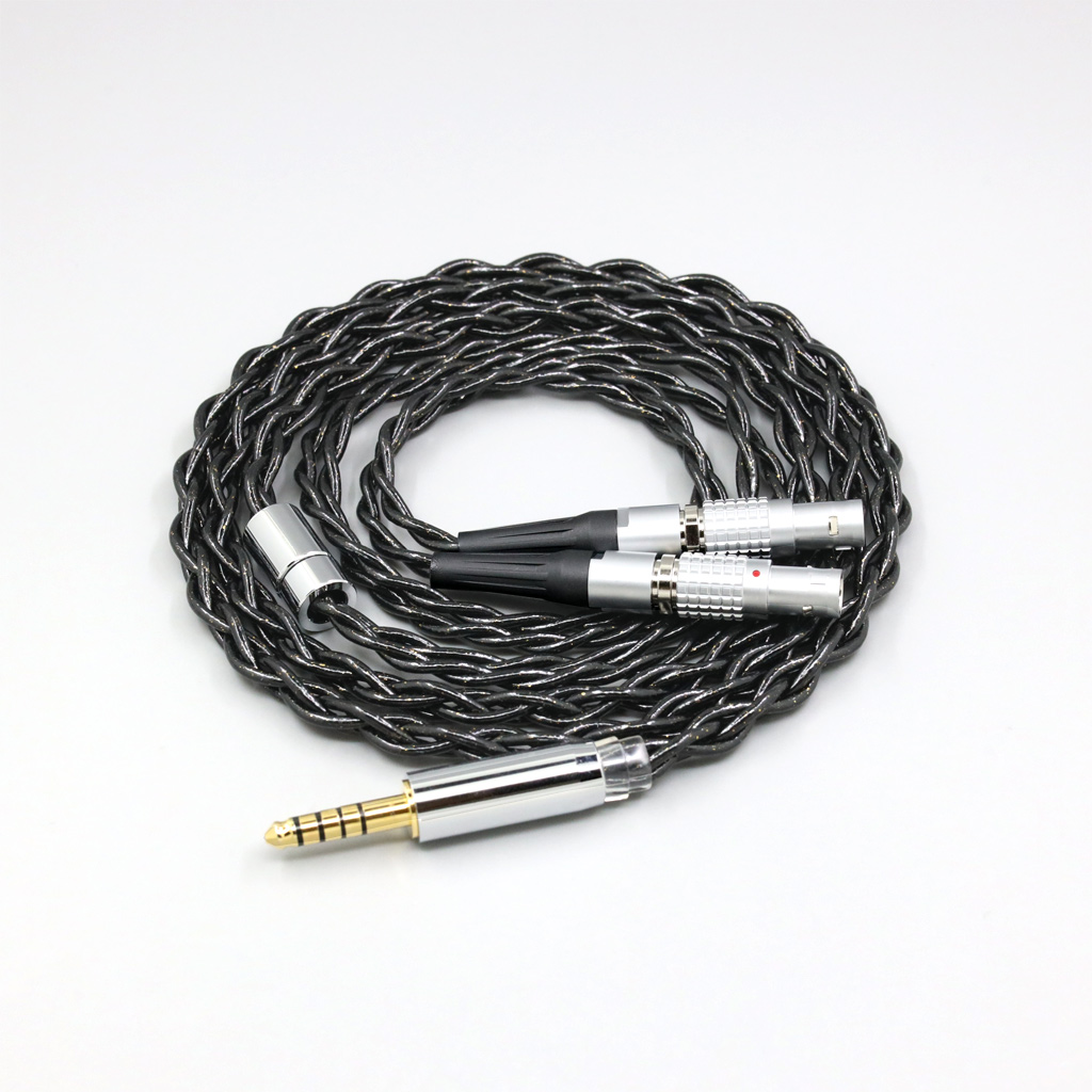 99% Pure Silver Palladium Graphene Floating Gold Cable For Focal Utopia Fidelity Circumaural Headphone