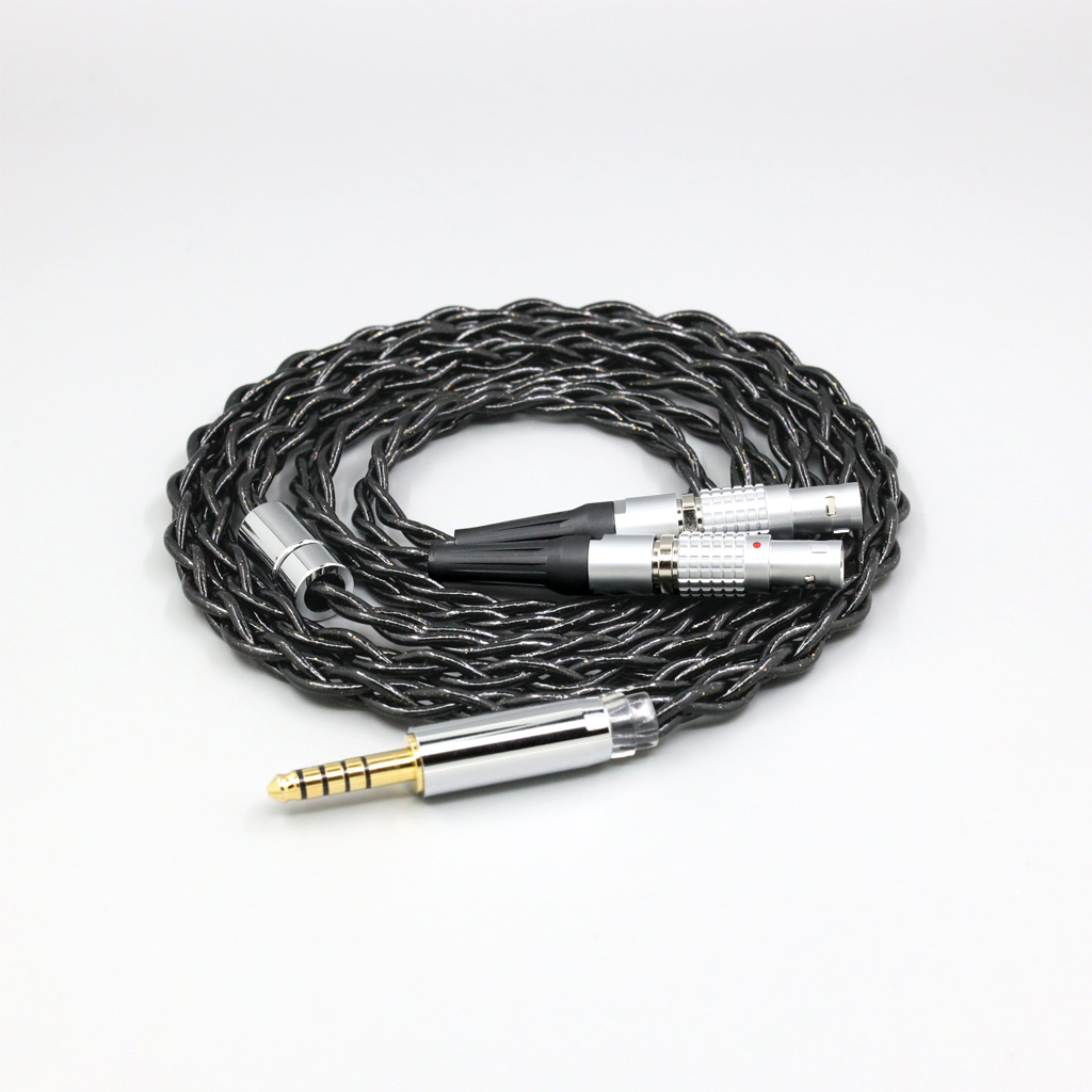 99% Pure Silver Palladium Graphene Floating Gold Cable For Focal Utopia Fidelity Circumaural Headphone