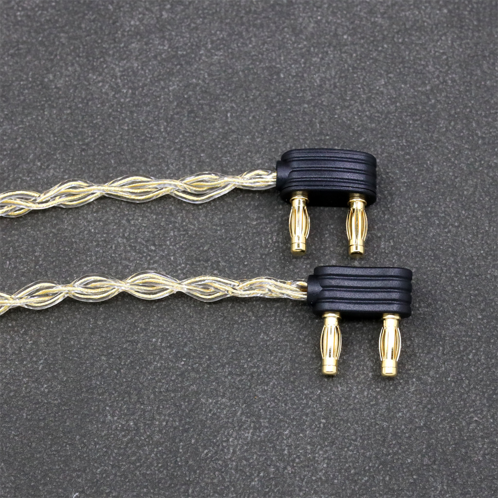 8 Core 99% 7n Pure Silver 24k Gold Plated Earphone Cable For Austrian 800s ud701 The Composer Headphone