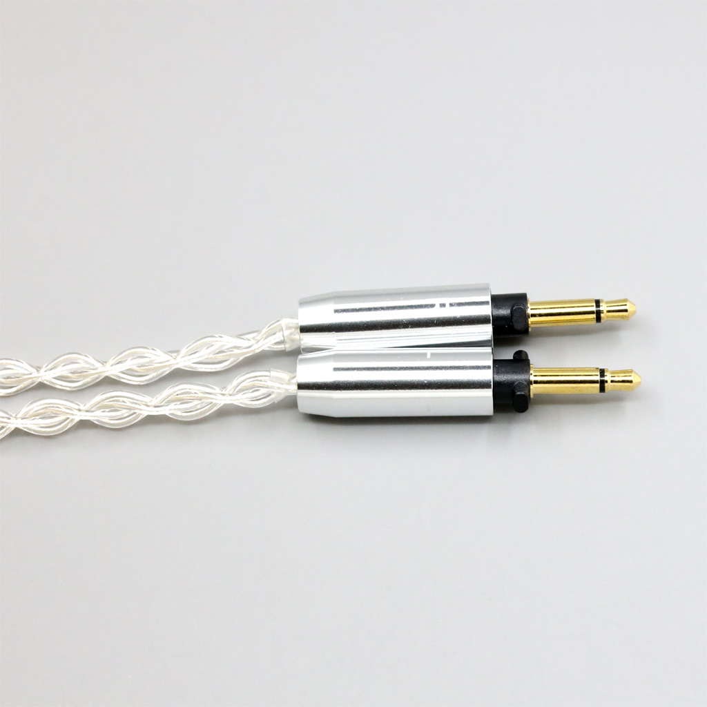 99% Pure Silver 8 Core Headphone Cable For Final Audio SONOROUS IV VI VIII X D8000 Design Pando Hope vi 1:1