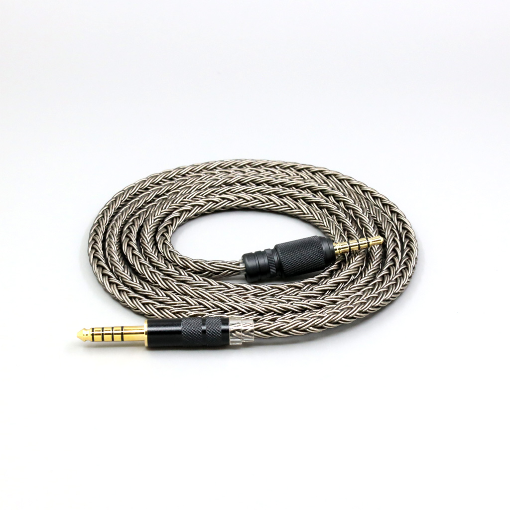 16 Core Grey Silver Plated Earphone Cable For Sony MDR-M1 MDR-MV1 MDR-M1ST Headphones