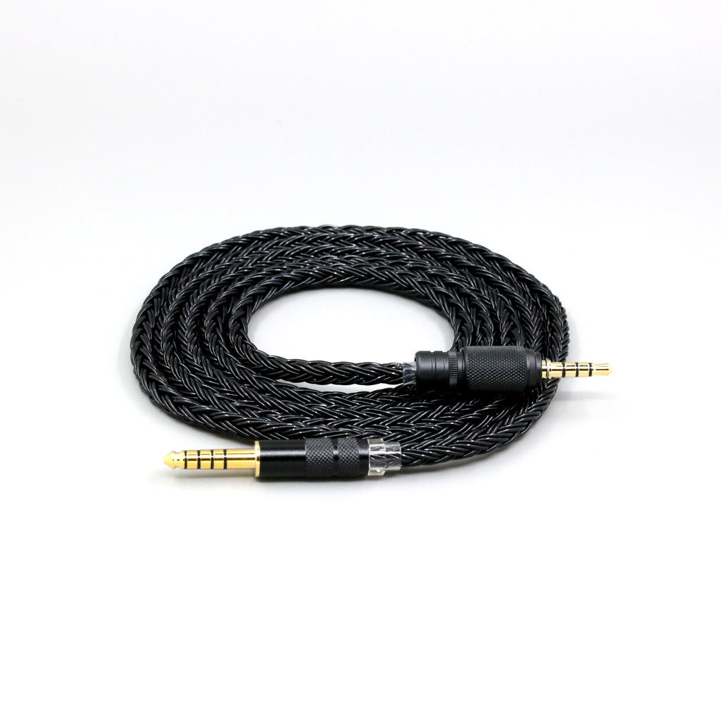 16 Core Black Braided Earphone Cable For Sony MDR-M1 MDR-MV1 MDR-M1ST Headphones